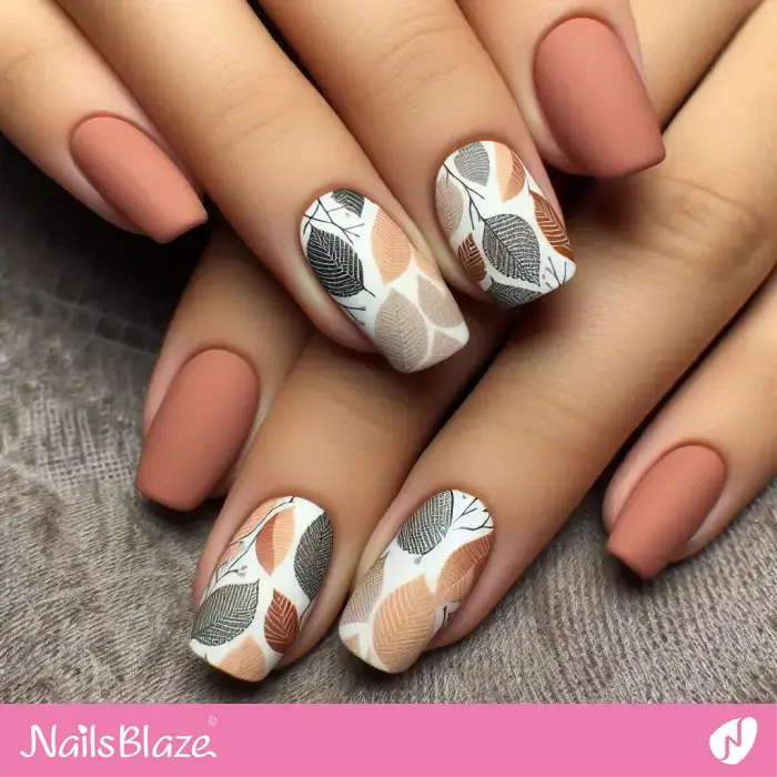 Fall Leaves Nails | Seasonal - NB1179